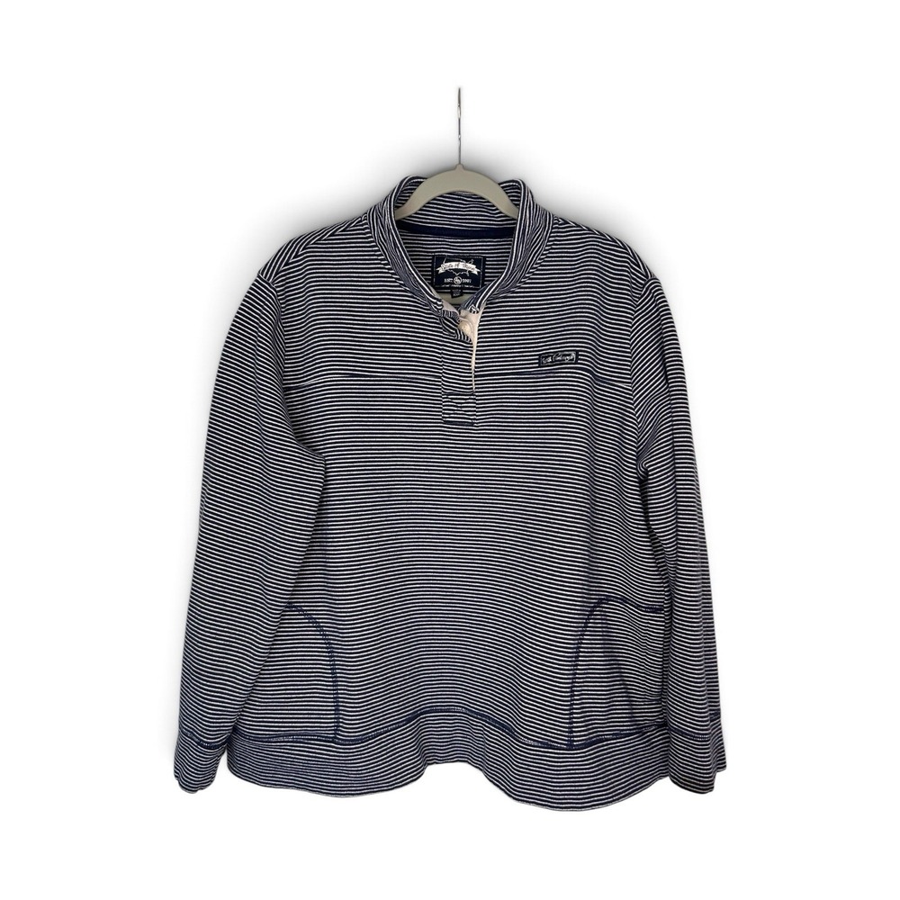 State of Mine Women's XXL North Carolina Striped Fleece Pullover Sweatshirt